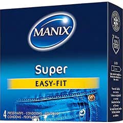 Manix Preservativos Super Lubricantes 4uds