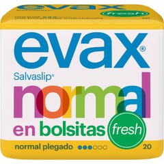 Evax Salvaslip Normal Fresco Pads Feminino 20 unidades