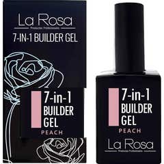 La Rosa Gel 7 em 1 Construtor e Base Peach UV LED 15 ml
