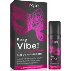 Orgie Sexy Vibe! Gel de Orgasmo Intenso para Casais 15 ml