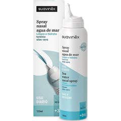 Suavinex Spray Nasal Isotónico Aloé Vera +3M 120 ml