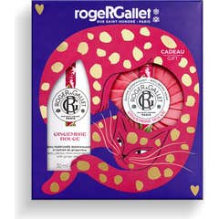 Roger & Gallet Caixa Água Perfumada Bem-Estar Gengibre Vermelho 30ml e Sabonete 100g