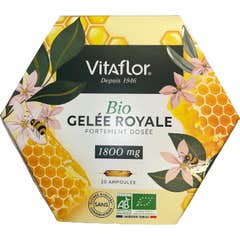 Vitaflor Bio Geleia Real 1800mg 20 Ampolas