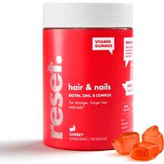 Reset Hair & Nails Cherry Gummies 60 Unidades