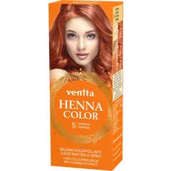 Venita Henna Color Hair Dye Shade 5 Paprika 75ml