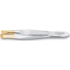 3 Claveles inclinado braçadeira ponta de ouro 8cm 1ud