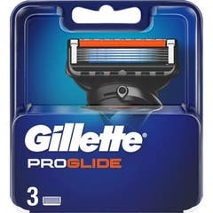 Lâminas de lâmina de barbear de substituição de Gillette Proglide 3pcs