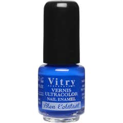 Vitry Mini Verniz Azul Brilhante Cor Azul Brilhante 4ml
