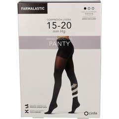 Farmalastic Panty Compresión Ligera Talla Grande Negro
