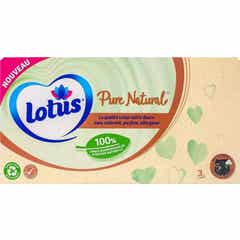 Lenço Natural Puro Lótus Branco 80 peças