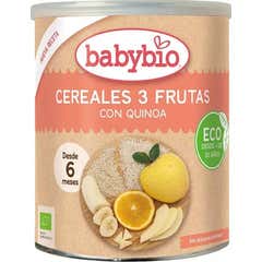 BabyBio Cereals 3 Frutas com Quinoa 220g