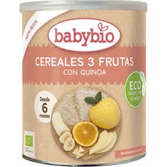 BabyBio Cereals 3 Frutas com Quinoa 220g