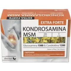 DietMed Kondrosamine Msm Extra Forte Ananás 20 Sachets