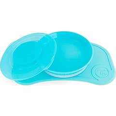 Conjunto Twistshake Click-Mat Mini Blue+Dish