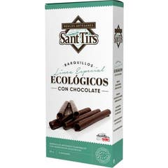 Sant Tirs Barquillos Ecologicos con Chocolate 80g