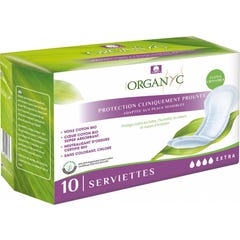 Organyc Protector Incontigencia Extra 10uds