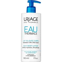 Uriage corpo de água termal leite de veludo Uriage 500ml