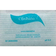 CliniGloves Sabonete Descartável Esponja 24 pcs