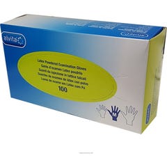 Alvita Guantes Latex Sin Polvo Talla M 100uds