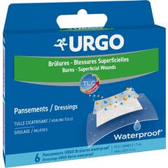 Urgo Parches Impermeables para Quemaduras Superficiales 5x7cm 6uds