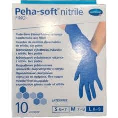 Luvas em nitrilo descartáveis Peha-Soft tamanho M 10pcs