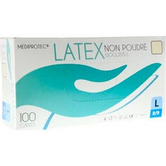 Luva de látex Mediprotec 6-7 TS 100uts