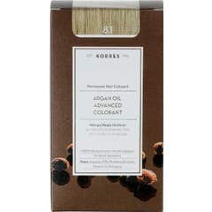 Korres Coloration Permanente Huile D'Argan Blond Clair Cendré 8.1