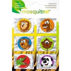 MosquitNo Spotzzz Pegatina Citronela Safari 6uds