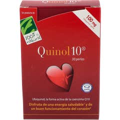 100% Quinol 10 30 cápsulas de 100mg de Ubiquinol