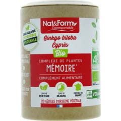 Nat&Form Memória Orgânica Ecorresponsável 120 Cápsulas