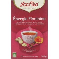 Chá Yogi Energia Feminina 17 saquinhos de chá
