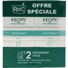Desodorizante Keops Roc Stick 2x40ml