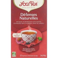 Yogi Tea Natural Defesas 17 saquinhos de chá