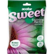 Doces de açúcar Acofarsweet sabor mentol echinacea 60g