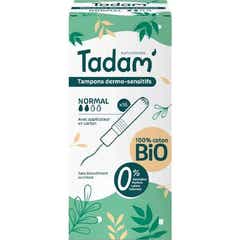 Tadam' Tampões Dermo-Sensíveis com Aplicador Normal 16 unid.