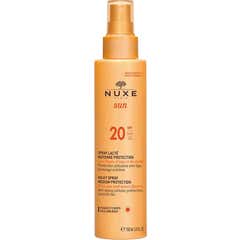 Leite corporal Nuxe Sun e spray facial SPF20 + 150ml