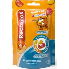 Redoxon Redoxitos Extra Defesas Gummies Laranja Mora 25 Unidades