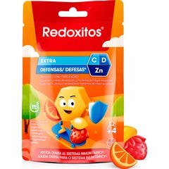 Redoxon Redoxitos Extra Defesas Gummies Laranja Mora 25 Unidades