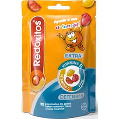 Redoxon Redoxitos Extra Defesas Gummies Laranja Mora 25 Unidades