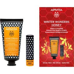 Apivita Winter Wonders Honey Coffret Hand & Lip Repair