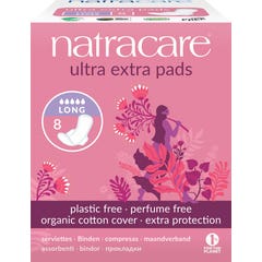 Natracare Ultra Extra Larga Con Alas 8 Unidades