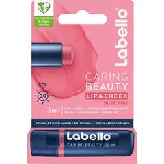 Labello Caring Beauty Lip & Cheek Nude Pink Spf30 4.8g