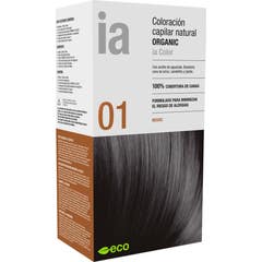 Interapothek Kit Coloração Capilar Natural Organic 01 Preto