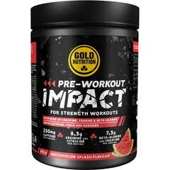 Gold Nutrition Polvo Proteico Pre-Workout Impact Watermelon 400g
