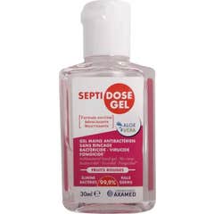 Septidose Gel Hidroalcohólico Aloe Frutas Rojas 30ml