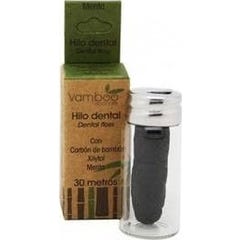 Vambu Fio Dentário Menta + Carbono Bambu + Xilitol 30m