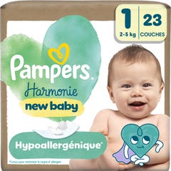 Pampers Harmonie New Baby Fraldas Tamanho 1 2-5 kg 23 unid.