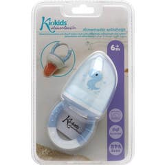 Kiokids Alimentador Antiasfixia Dinossauro Azul +6M 1 Unidade