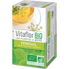 Vitaflor Orgânico Herbal Tea Fennel 18 saquetas