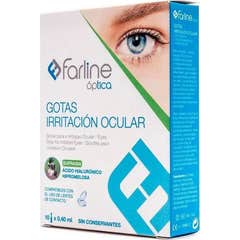 Irritação de gotas de olho Farline 10 X 0